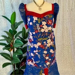 Majestic Vouge Collections | Dresses | Royal Blue Inabel Serpentine ...